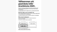 Anslag årstämma 2021